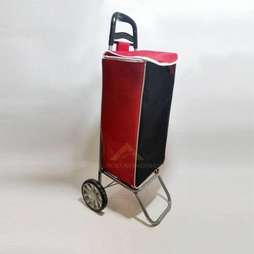 Metal Ana Gövdeden Yapılma Sağlam Katlanıp Ayrılabilen Yıkanabilen Tekerlekli Pazar Arabası