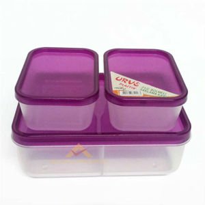 3lü SET PRATİK KULLANIM BESLENME KUTUSU, KABI KD-3