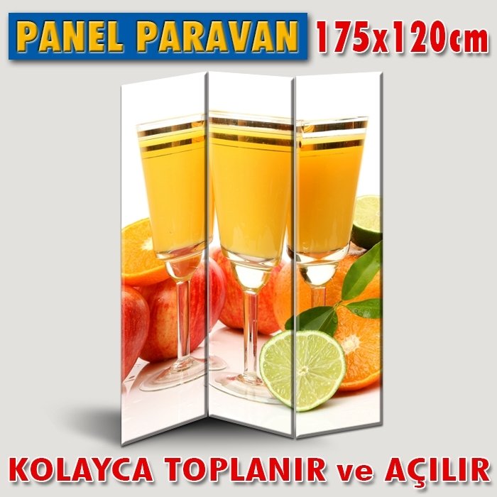GÖRSELLİ KATLANIR PANEL BÖLME SİSTEMİ - MEYVE SUYU