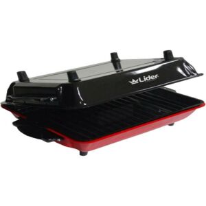 KAPAKLI ELEKTRİKLİ IZGARA PROGIRLL  1100 WATT YANMAZ YAPIŞMAZ TABAN