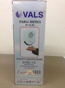 VALS PF 20 HC 2000W YAZ-KIŞ KULLANIMLI 2 ISI AYARLI FANLI ISITICI