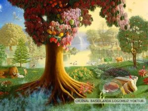 100x70cm ÇERÇEVELİ CANVAS TABLO FANTASY A01005