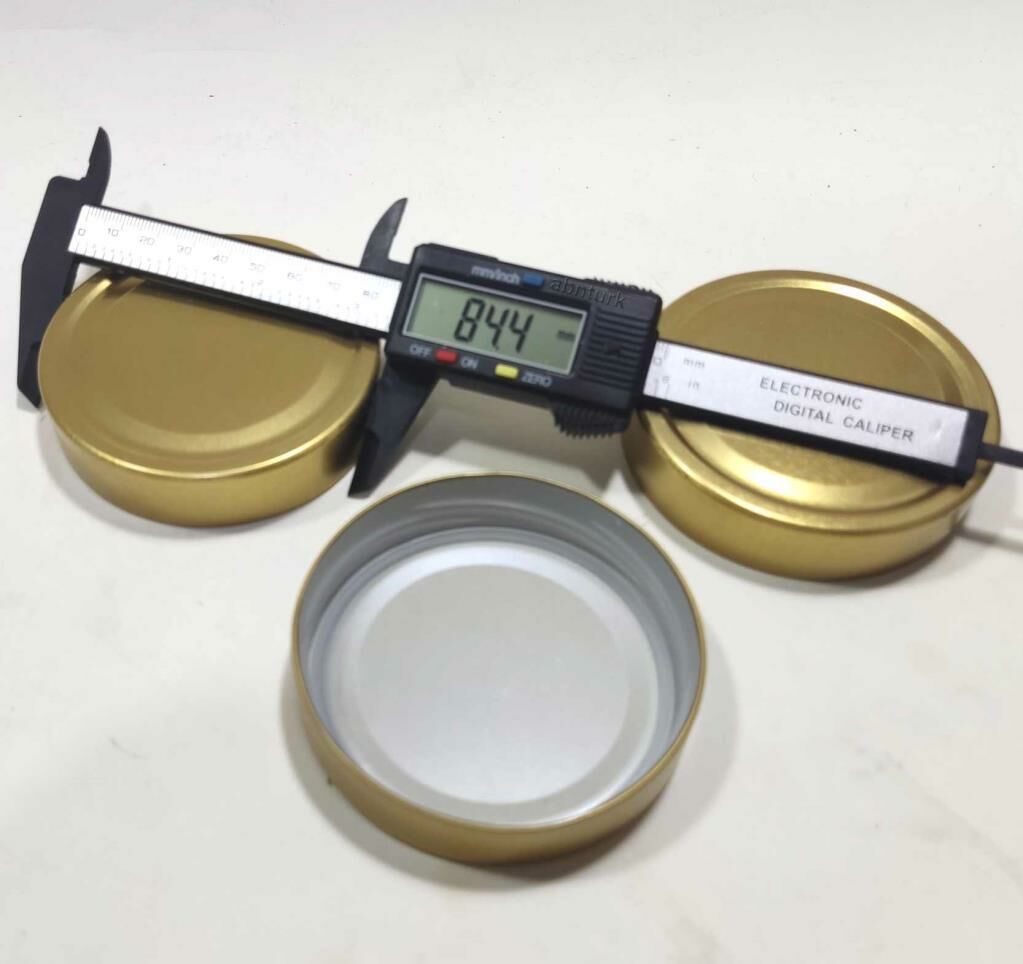 5 adet 82mm Uzun Etekli Geniş Kenar Konserve Kavanoz Kapağı Orjinal Silikon iç Yüzey Paslanmaz