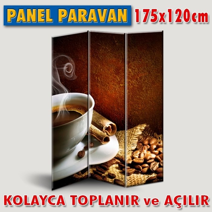 GÖRSELLİ KATLANIR PANEL BÖLME SİSTEMİ - KAHVE ESTETİK & TAD 3