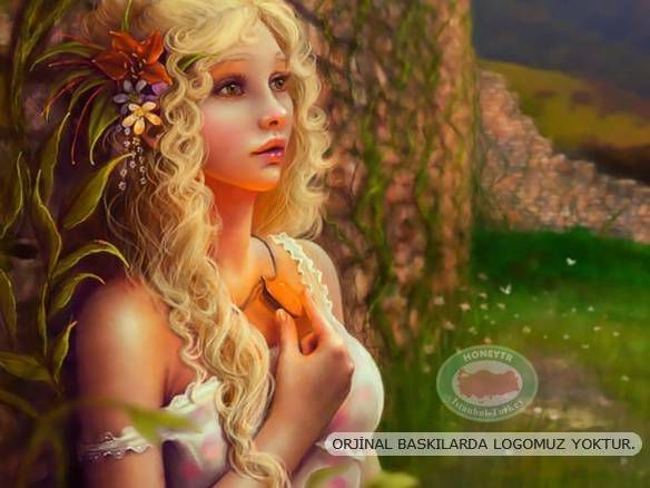 100x70cm ÇERÇEVELİ CANVAS TABLO FANTASY A01004