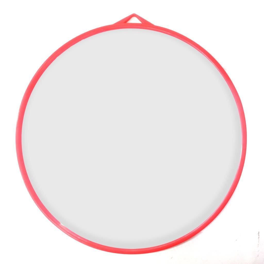 29.5 CM ÇAPINDA PRATİK PLASTİK KULLANIŞLI HESAPLI YUVARLAK BANYO AYNASI