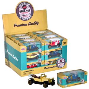 YB-9900-1/5 KUT. kLASİK ARABA PREMİU 1:64 2 model