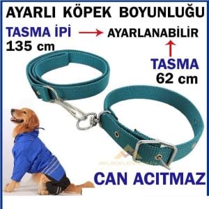 ÖZEL DOKUMA PALASKA KUMAŞ SAĞLAM KÖPEK TASMASI
