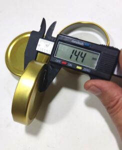 5 Adet 63 mm Uzun Etekli Geniş Kenar Metal Konserve Kavanoz Kapağı Dış:66mm-içi:63mm 25 Yıl Garanti