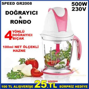 500W GROUP KAYMAZ TABAN SPEED DOĞRAYICI RONDO