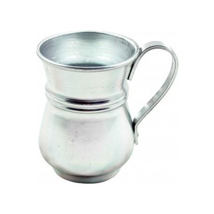 İçi Kalaylı Orginal Alimünyum  Ayran Kupası, Tası 11x8Cm