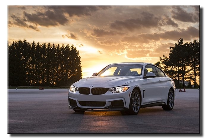 KIZGIN BAKAN BMW 6 değişen ölçü ORİJİNAL KANVAS TABLO