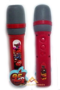 ŞİMŞEK MCQUEEN MÜZİKLİ SESLİ KARAOKE MİKROFONU