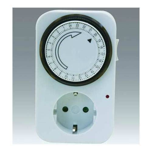 Zaman Ayarlayıcı Topraklı Priz 24 Saat Ayar Prog