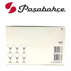 Paşabahçe 44410 Bistro 6'lı Geniş Kadeh Martini Bardağı