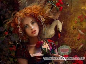 100x70cm ÇERÇEVELİ CANVAS TABLO FANTASY A00998