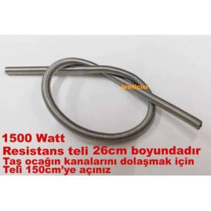1500W tel resistans ile Ø20cm ısıya dayanıklı taş pleyt,elektrikçilere özel taş elektrikli ocak seti