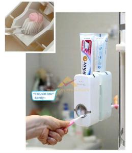 Hijyenik Otomatik Diş Macunu Sıkacağı Sıkma Makinesi Ve 5li Diş Fırçalık Seti