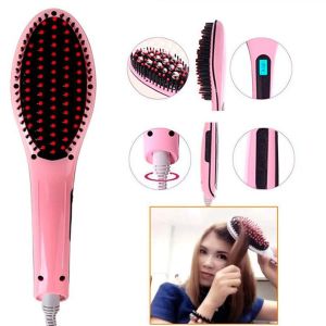 Hair Straighter Saç Düzleştirici,Şekillendirici Elektrikli Tarak LCD Ekranlı Sıcaklık Ayarlı Tarak