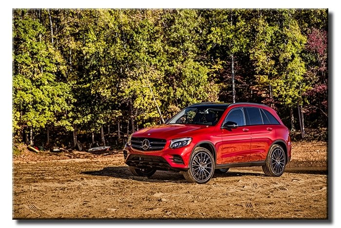 KIRMIZI MERCEDES JEEP 6 değişen ölçü ORİJİNAL KANVAS TABLO