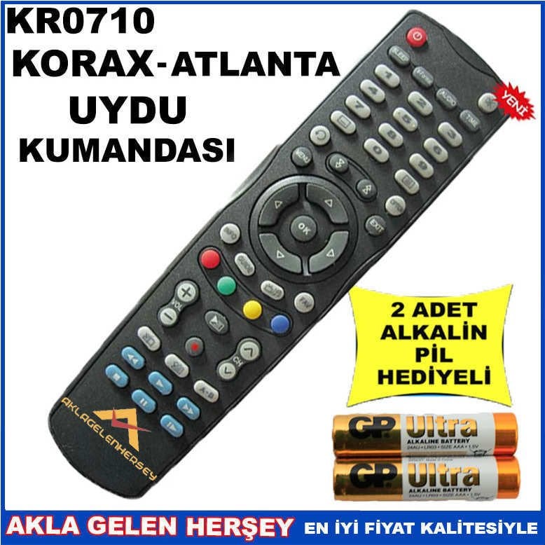 KORAX UYDU CİHAZI Receiver KUMANDASI KR0710