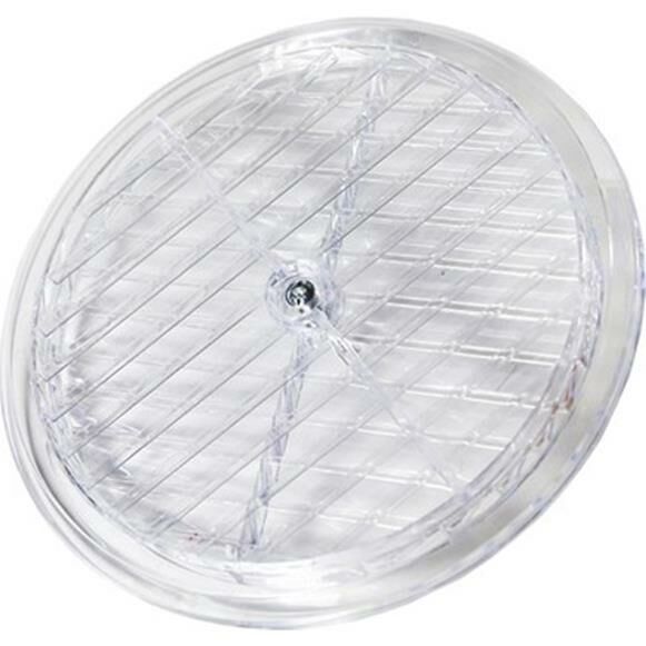 18cm Cam Havalandırma Şeffaf Renk Menfez