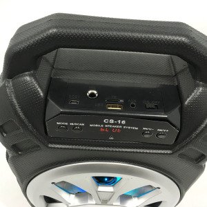 Mikrofonlu Taşınabilir Şarjlı Kablosuz Bluetooth Speakers Hoparlör Led Işıklı CS-16