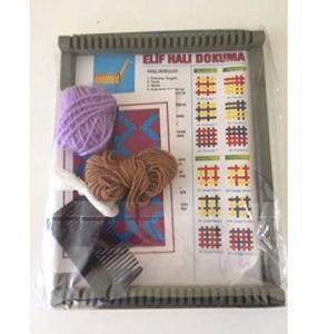 Halı Dokuma Seti Elif İş Eğitimi Dokuma Tezgahı Ve Set