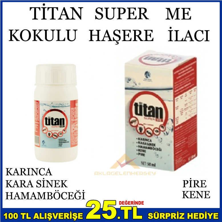 TİTAN SUPER ME HAŞERE YOK EDİCİ SIVI SOLÜSYON
