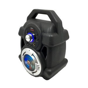 Mikrofonlu Taşınabilir Şarjlı Kablosuz Bluetooth Hi-Fi Hoparlör Led Işıklı Model:CS-2