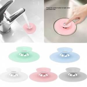 Sihirli Süzgeçli Tıkaç Silikon Lavabo Tıkacı Büyük Banyo Küvet Tıkacı Yeni Evye Kapatma Gider Tıpası