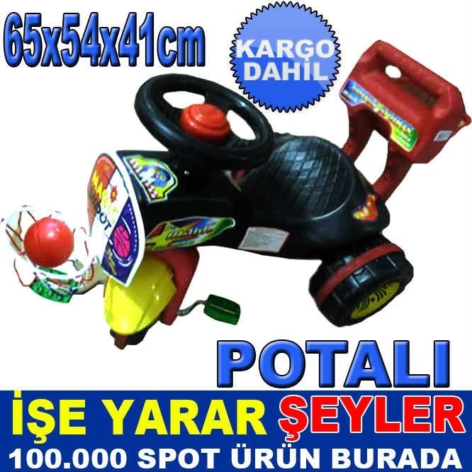 3 TEKERLEKLİ DİREKSİYONLU ÇOCUK MOTORSİKLETİ KD