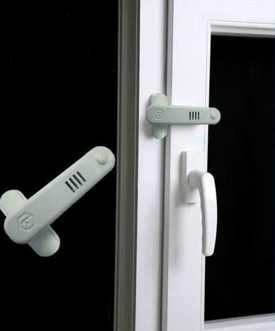 Beyaz renk alarmlı kapı pencere güvenlik kilidi alarmlı mandallı