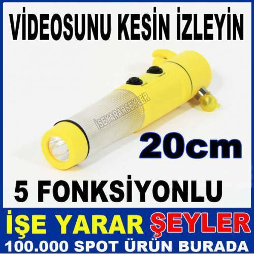 Beş Fonksiyonlu Manyetik Tabanlı El Feneri