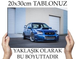 KEN BLOCK ARABASI 6 değişen ölçü ORİJİNAL KANVAS TABLO