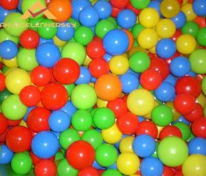 Plastik Çocuk Oyun Havuzu Topları 7cm 50 Adet