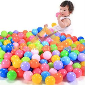 Plastik Çocuk Oyun Havuzu Topları 7cm 50 Adet