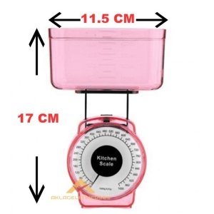 Ücretsiz Kargo ŞEFFAF 1 KG ÖLÇÜLÜ KATI-SIVI MİNİ MUTFAK TARTISI