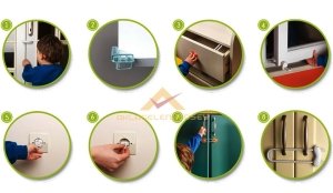 26p PENCERE-PRİZ-DOLAP-KAPI-KÖŞE-ÇEKMECE ÇOCUK BEBEK GÜVENLİK SET