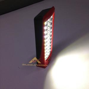 30SMD LEDLİ ŞARJLI AÇMA-KAPAMA DÜĞMELİ 2 KADEME LED IŞIK AYARLI EL FENERİ