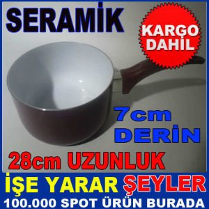 SERAMİK İÇYÜZEY YANMAZ YAPIŞMAZ SAPLI SÜTLÜK KD