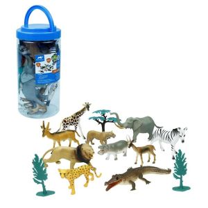 23Cm Kovada 13 Parça Vahşi Hayvan Seti