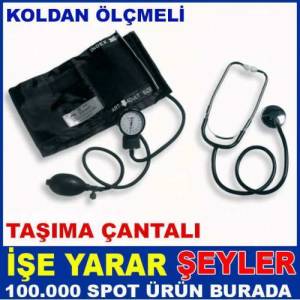 Koldan Ölçmeli Tansiyon Aleti Hassas Kulaklık Stetoskoplu Pompalı İbreli Analog Tansiyon Ölçme Aleti