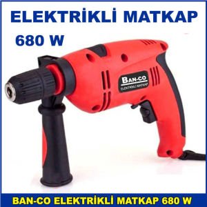 Ban-co Turbo Professional Elektrikli Matkap 680W Kablolu Kaliteli ve Dayanıklı 2 Yıl Garantili