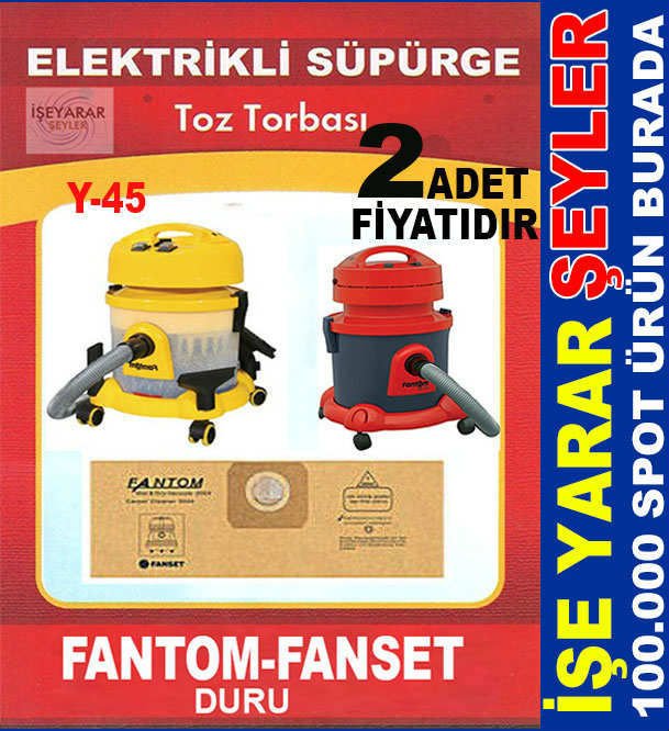 FANTOM 2750-4700 DİK SÜPÜRGELER İÇİN TOZ TORBASI