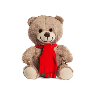 78154 PELUŞ 23CM KURDELALI ÇİÇEK AYI -HLY