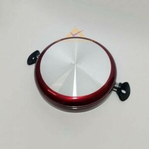 Büyük Boy Teflon Tencere Teflon Kaşığı Hediyeli 30 cm Cam Kapaklı