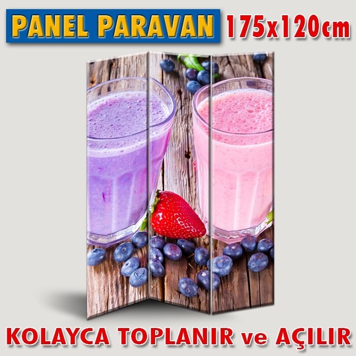 GÖRSELLİ KATLANIR PANEL BÖLME SİSTEMİ - KOKTEYL TADI