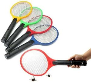 Şarjlı Sineksavar Raketi Sivrisinek Öldürücü Şok Raket Elektronik Haşere Yokedici Tüm Uçan Haşereler