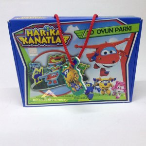 Lisanslı Harika Kanatlar 3D Oyun Parkı 15 Parça Kurşun Asker Tarzı Harika Kanatlar ve Arkadaşları